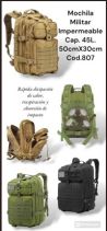 Mochila Camuflada Militar