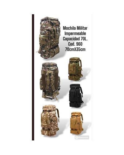 Mochila Militar de Viaje