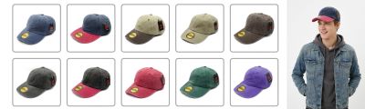 GORRA PRELAVADA CURVA