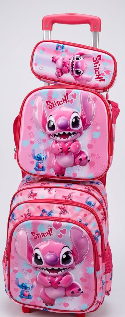 🎒 KIT ESCOLAR 3 EN 1 STITCH...