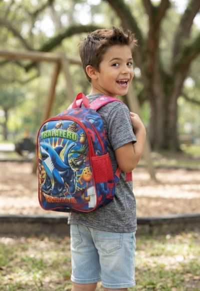 🎒 MOCHILA INFANTIL DE ESPALDA JARDÍN Y PRIMARIA 3D SPIDERMAN STITCH K-POP DEMON HUNTERS TRALALERO TIBURÓN 🚨